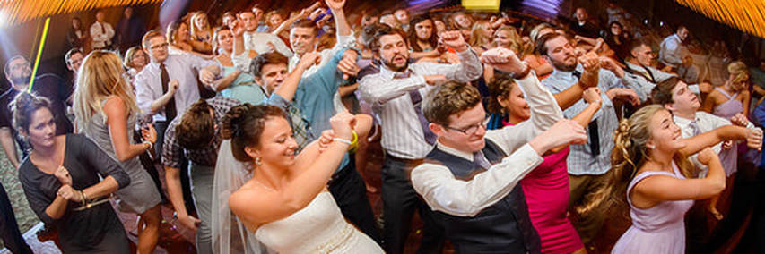 Wedding Party Dancing to Music provided by TriCity DJ Services